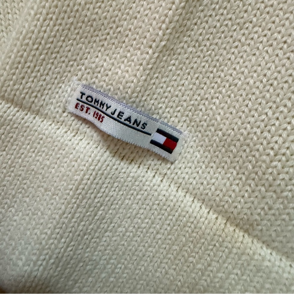 *NWT* MEN'S Vintage 90s/Y2K Tommy Jeans Japan Hilfiger Logo Crew Neck Sweater L - Picture 9 of 16